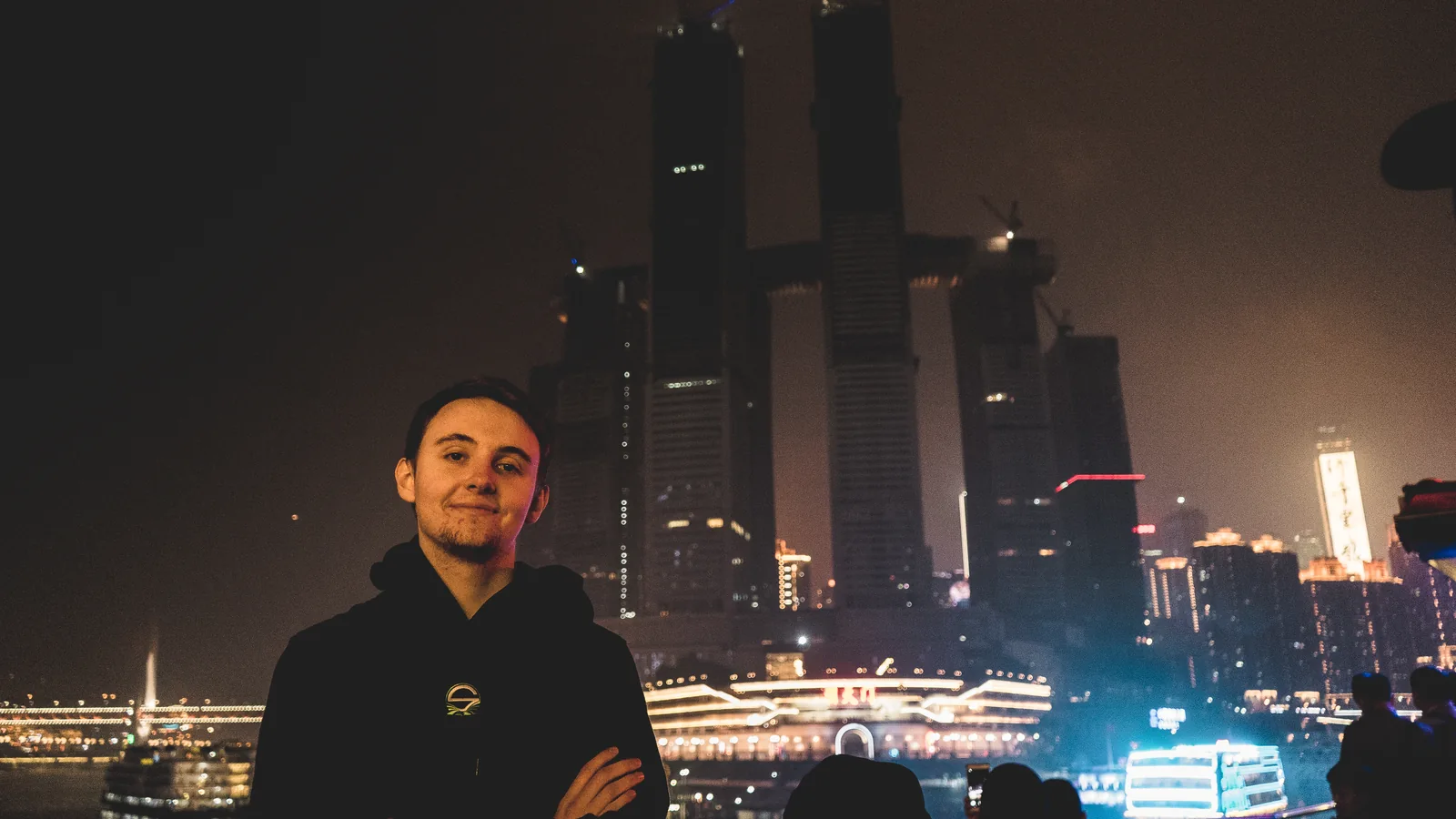 Team Singularity player photographed during WESG in China